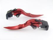 Adjustable Levers Brand Dagger Levers for Ducati M1100 S EVO MONSTER Red