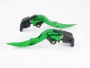 Adjustable Levers Brand Dagger Levers for Honda CBR600RR Green