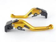 Adjustable Levers Brand Carbon Short Levers for Honda CBR300R Gold