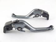 Adjustable Levers Brand Carbon Short Levers for Suzuki TL1000S Grey