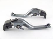 Custom Logo Carbon Short Levers for Ducati 1199 PANIGALE S Tricolor Grey