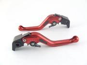 Custom Logo Carbon Short Levers for BMW F800S Red