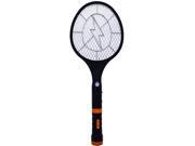 Koramzi Electric Mosquito Swatter Bug Zapper With Rechargable Battery Handle light and Removable Flashlight Insect Control F 10 Newest model Black