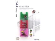 Nintendo DS Value Pack 1 Stylus 6 Nintendo DS Game Card Cases NEW