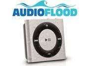 Latest Generation Apple iPod Shuffle Waterproofed by AudioFlood SILVER
