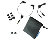 AudioFlood Waterproof Short Cord Headphones