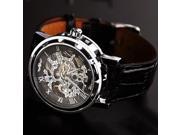 Mechanical watch Mens Watch Steampunk Leather Wrist Watch Fashion Watch Cool watches Christmas gift