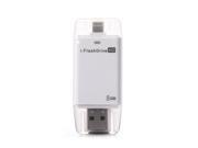 i Flash Drive U Disk 8G External Momery Storage USB Stick Lightning data for IPhone 5 5S 5C 6 6P IPad Air IPad Mini Easy to Save Image Video
