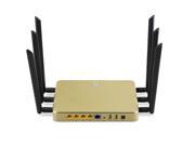 128M Memory 2000MW 1200Mbps Multi Function 11AC 2.4G 5G Dual Band WiFi High Power Wireless Router WiFi Repeater AP Cover Long Area with 6Pcs 5dBi Antennas Suppo