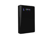 2.5 External WiFi HDD Enclosure 4000mAh Battery Power Bank Mini Wireless Repeater Hard Disk Case USB 3.0 External Storage up to 2TB Support HDD SSD 3G WIFI Conv