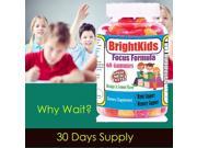 BrightKids Nutritional support for Focus Attention School Study Cognition Brain Support 1