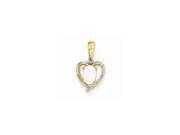14k Yellow Gold 6x4 Oval Diamond & Opal Pendant (Color H-I, Clarity SI2-I1) 14k Yellow Gold 6x4 Oval Diamond & Opal Pendant (Color H-I, Clarity SI2-I1)