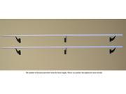 Vita Vibe Collarless Aluminum Double Bar Fixed Height Wall Mount Ballet Barre System WD96 8 Foot