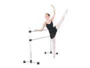 Vita Vibe Prodigy Series Aluminum Double Bar Freestanding Ballet Barre BD72 6 Foot