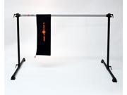 Vita Vibe Professional Series Single Bar Freestanding Ballet Barre and Bag Travel Set PBNB4 4 Foot