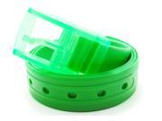 2 X Colorful Silicone Waist Belt Green Color