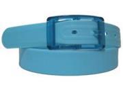 2 X Colorful Silicone Waist Belt Light Blue Color