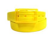 2 X Colorful Silicone Waist Belt Yellow Color