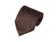 2 X Casual Stylish Slim Necktie Skinny Tie Brown