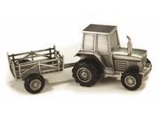 Elegance Pewter Plated Tractor Bank 3.25 H 8.25 L 3.25 W