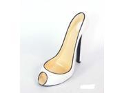 Elegance White Stiletto Shoe Bottle Holder