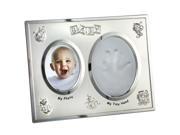 Elegance Baby Photo Frame with Hand Print Opening