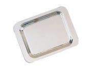 Elegance Nickel Plated Stainless Steel Rectangular Tray