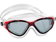 Cressi Unisex Adult Saturn Crystal Goggles Red Black