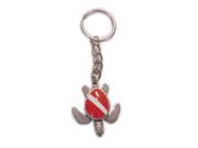 Turtle Dive Keychain Pewter