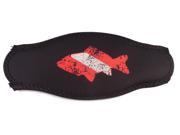 Innovative Faded Fish Mask Strap Red Black