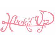Hook d Up Signature Decal 5 X 12 Pink