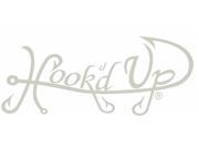 Hook d Up Signature Decal 8 X 24 Silver