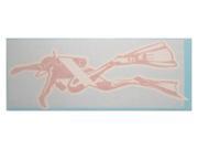 Diver Decal 8 Red White