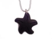 Charming Shark Boys Glass Starfish Necklace 18 Purple