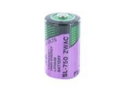 Lithium AA Purple 3v Battery White