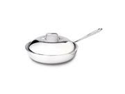 All Clad Stainless French Skillet with Lid 9