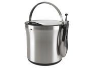 OXO Good Grips SteeL Ice Bucket and Tongs Set