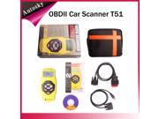 Auto Scanner OBDII Car Scanner T51 Multilanguage CAN OBDII Scanner Auto Diagnostic Tool for OBD2 EOBD JOBD