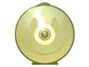 200 5mm CD DVD R Disc Clam C Shell PP Poly Plastic Case with Happy Face Design