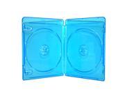100 Double Blue Case for Blu Ray BD DVD CD Movie Box