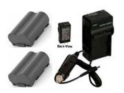 TWO 2 Batteries BP DC1 Charger for Leica Digilux 1 Digilux 2 Digital Cameras