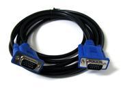 10FT 15 PIN SVGA SUPER VGA Monitor M M Male 2 Male Cable BLUE CORD 4 PC TV