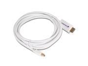 10FT Thunderbolt Mini DisplayPort to HDMI Cable Adapter for MacBook Pro Air iMac
