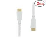 2x 10FT High Speed HDMI Cable 1.4 Ethernet for Bluray HDTV PS3 XBOX 1080P White