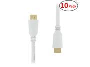 10x 3FT High Speed HDMI Cable 1.4 Ethernet for Bluray HDTV PS3 XBOX 1080P White
