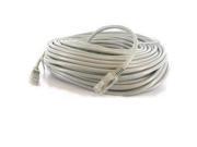 100 FT 30m CAT5e CAT5 RJ45 Ethernet LAN Network Patch Cable Grey Snagless Male