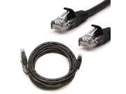 6FT CAT6 RJ45 23AWG UTP Twist Pair Solid Network Ethernet LAN Cable Black