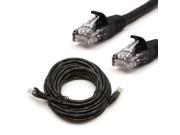 20FT CAT6 RJ45 23AWG UTP Twist Pair Solid Network Ethernet LAN Cable Black