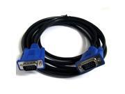 6 FT HD15 Male to Male VGA Blue Connector TV Monitor Cable for PC Laptop
