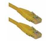 Lot of 3 15 ft RJ45 Yellow Patch Network Cables LAN UTP Ethernet Cords